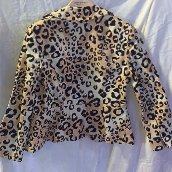 NANETTE LEPORE LEOPARD BLAZER - Picture 6 of 7